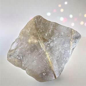 Golden Rutilated Quartz‎ Crystal Freeform (#3)